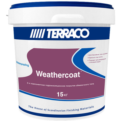 Гидроизоляционная система эластичная Weathercoat Grey (комбо) 15кг Террако