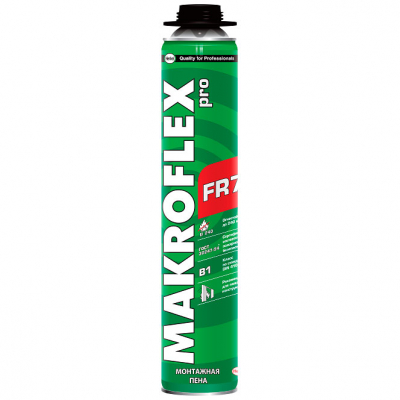 Пена монтажная огнестойкая профессиональная 750мл Makroflex PRO FR77 1663075